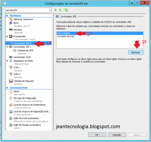 Configuração de Disco