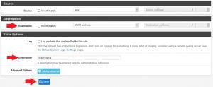 pfSense Liberando ICMP 2