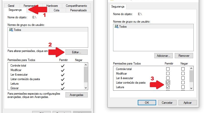 Configurando segurança