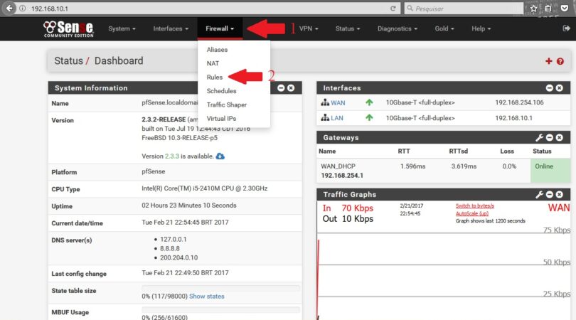 pfSense Firewall-Rules
